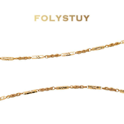Small Hexagonal Twist Necklace NO.Y18