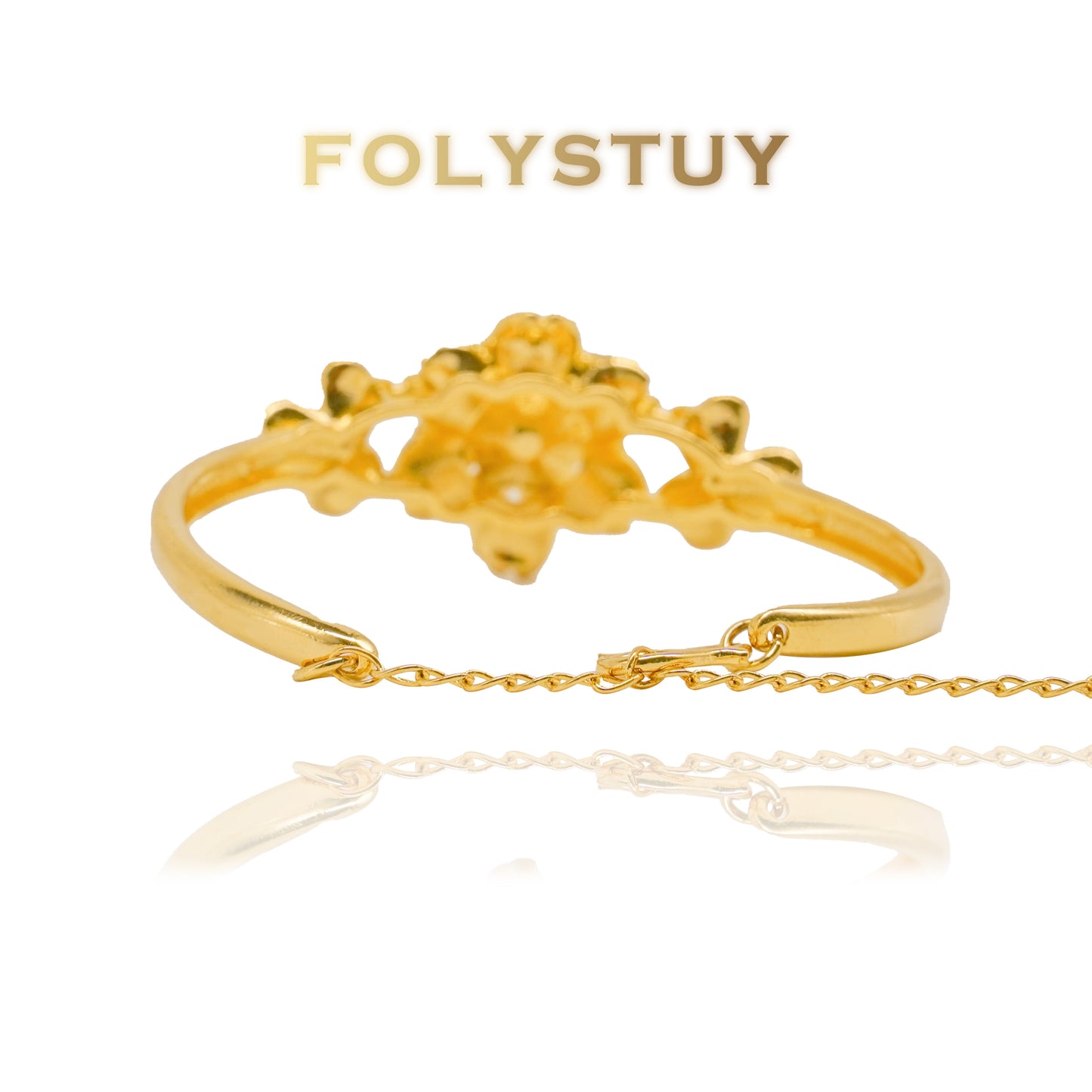 T35 Flower Bangle