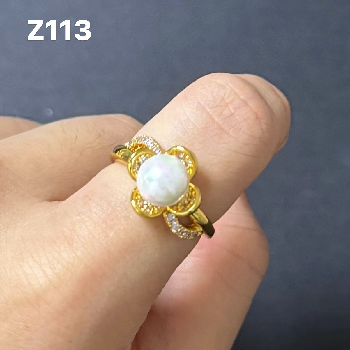 Z113 flowers Ring