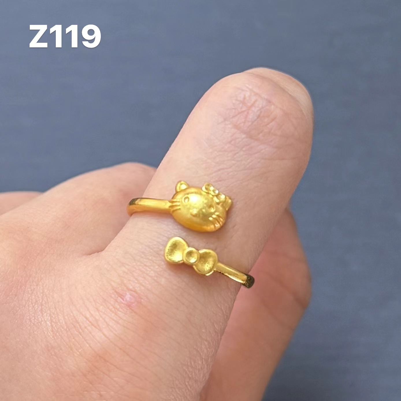 Z119 kt Cat Ring