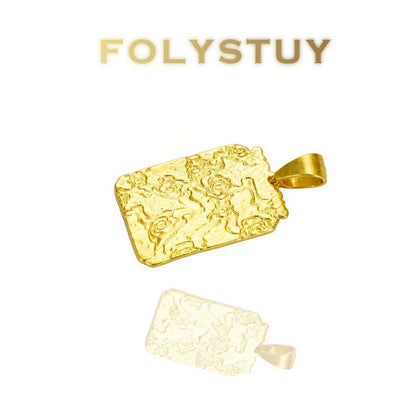 FOLYSTUY(YNK10) 24k gold filled Dragon Pendant