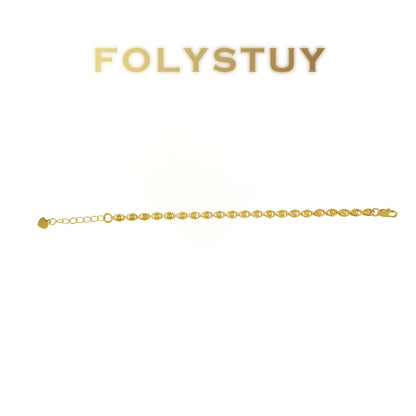 【FOLYSTUY(W174)】24k gold filled Devil's Eye Bracelets