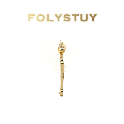 FOLYSTUY(K144) 24k gold filled Cross pendant