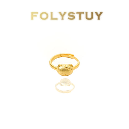 【FOLYSTUY(Z63)】24k gold filled Stylish  - Inspired Ring