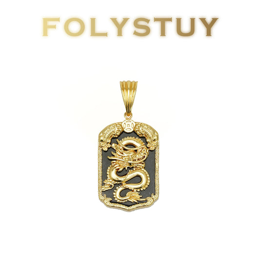 [FOLYSTUY (YNK21)] 24k gold filled The dragon pendant