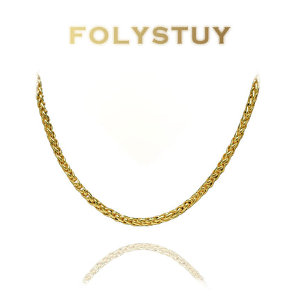 【FOLYSTUY (Y138)】24k gold filled Lantern Necklace