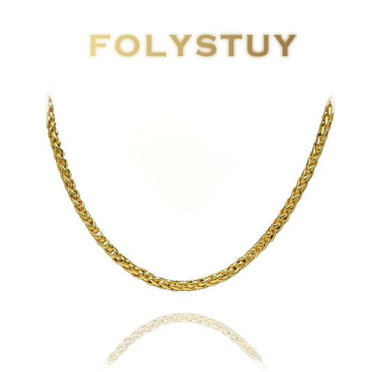 【FOLYSTUY (Y138)】24k gold filled Lantern Necklace