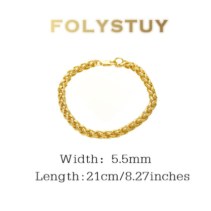 【FOLYSTUY(W169)】24k gold filled Lantern Bracelet